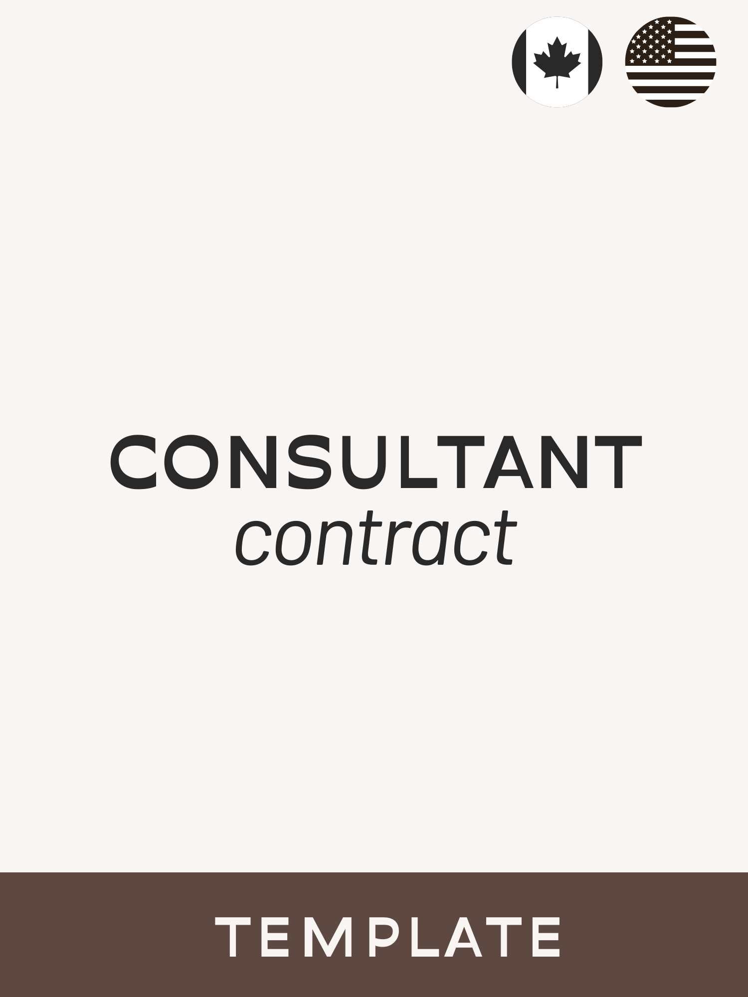 Consultant Contract Template - Contracts Market