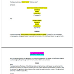 First page of Speaking Agreement Legal Contract Agreement Template for workshop event