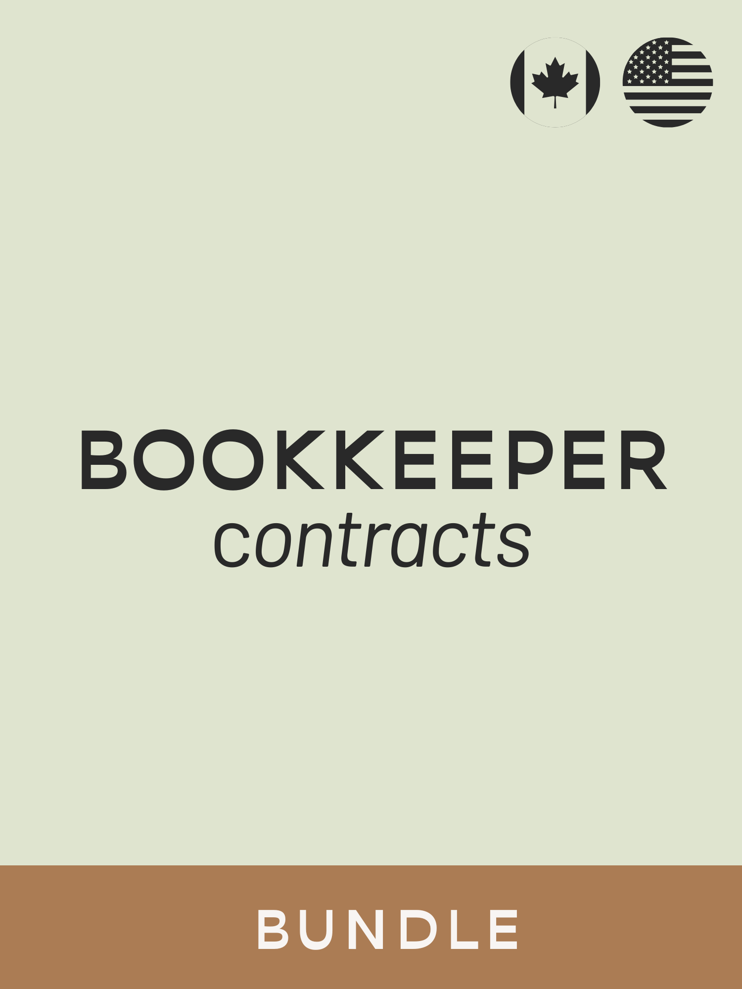 Bookkeeper Contract Template Bundle (VALUE: $908) - Contracts Market