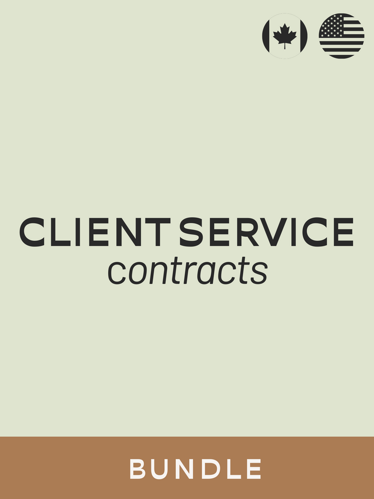 Client Services Contract Template Bundle (Value: $908)