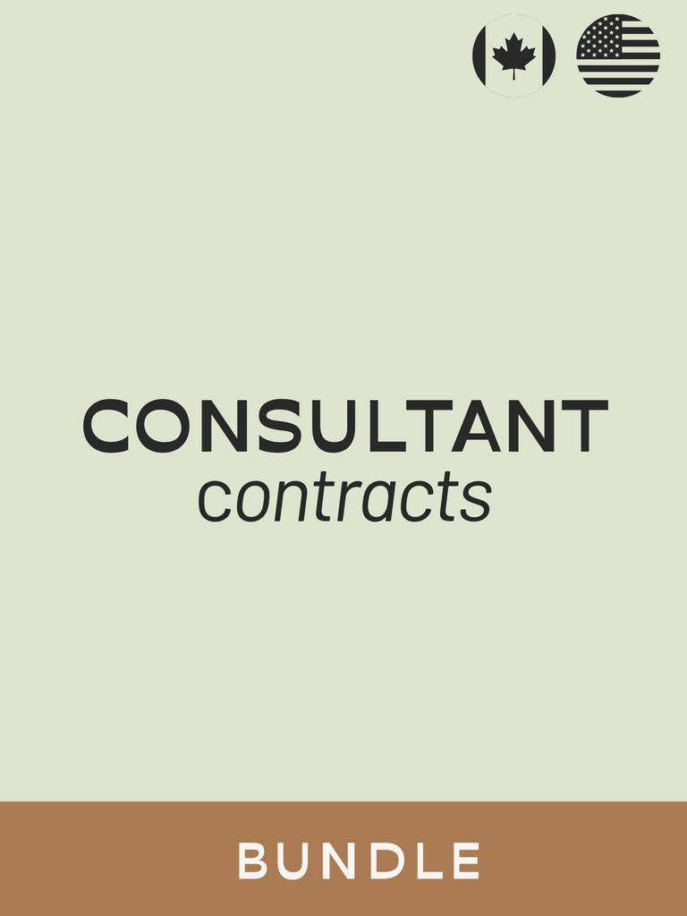 Consultant Contract Bundle (VALUE: $908) - Contracts Market