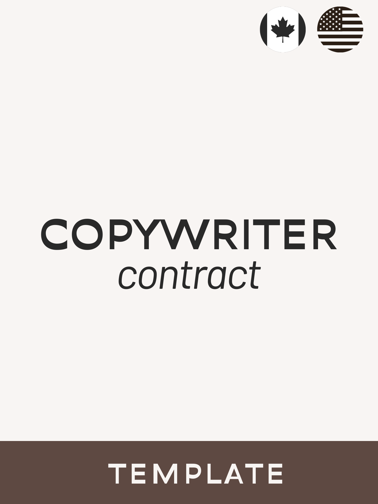 Copywriter Contract Template - Contracts Market