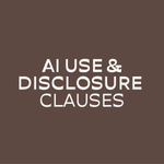 AI Use and disclosure clause contracts market template