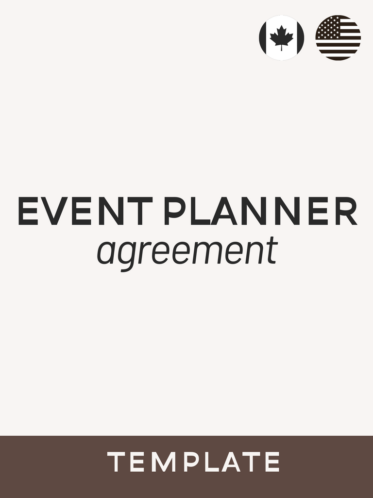 Event Planner Contract Template Bundle (VALUE $908) - Contracts Market