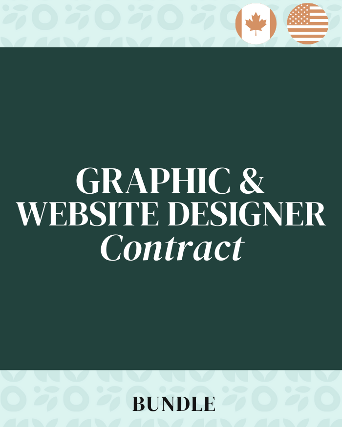 Graphic Designer and Website Designer Contract Template for use in the US and Canada