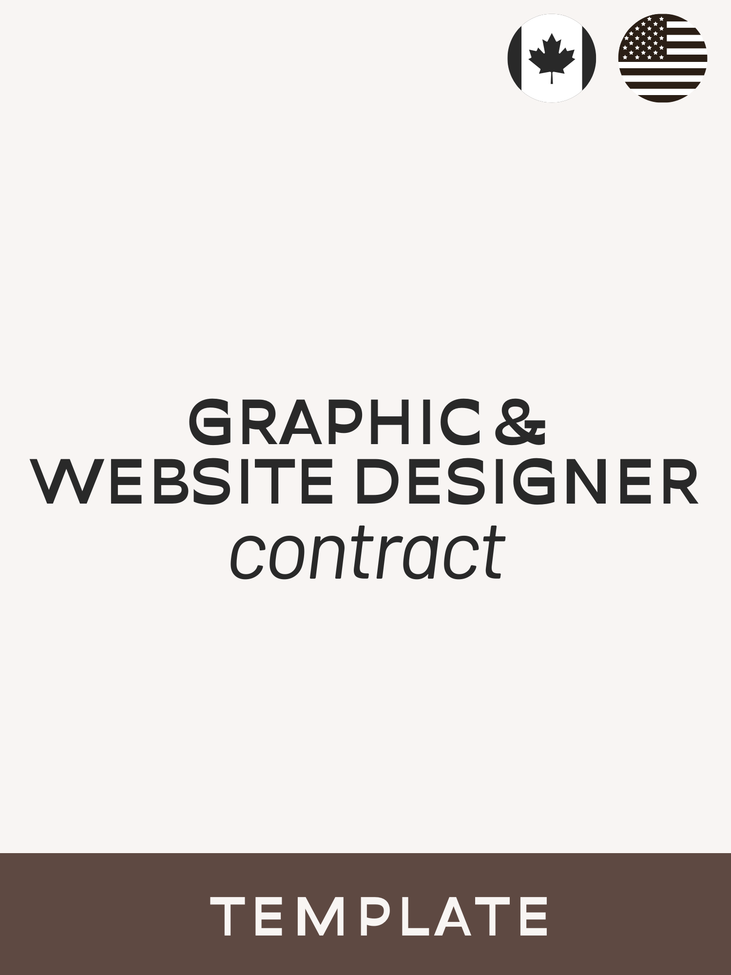 Graphic & Website Designer Contract Template - Contracts Market