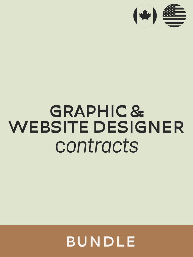 Graphic Designer & Website Designer Contract Template Bundle (VALUE $908) - Contracts Market