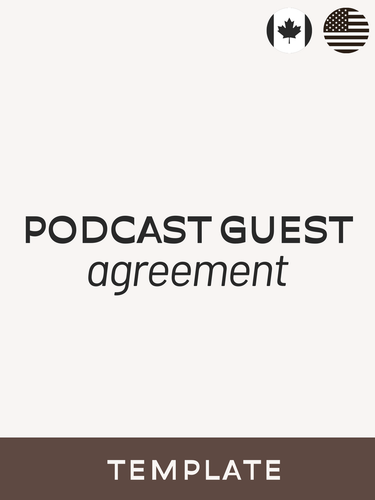 Podcast Guest Agreement - Contracts Market
