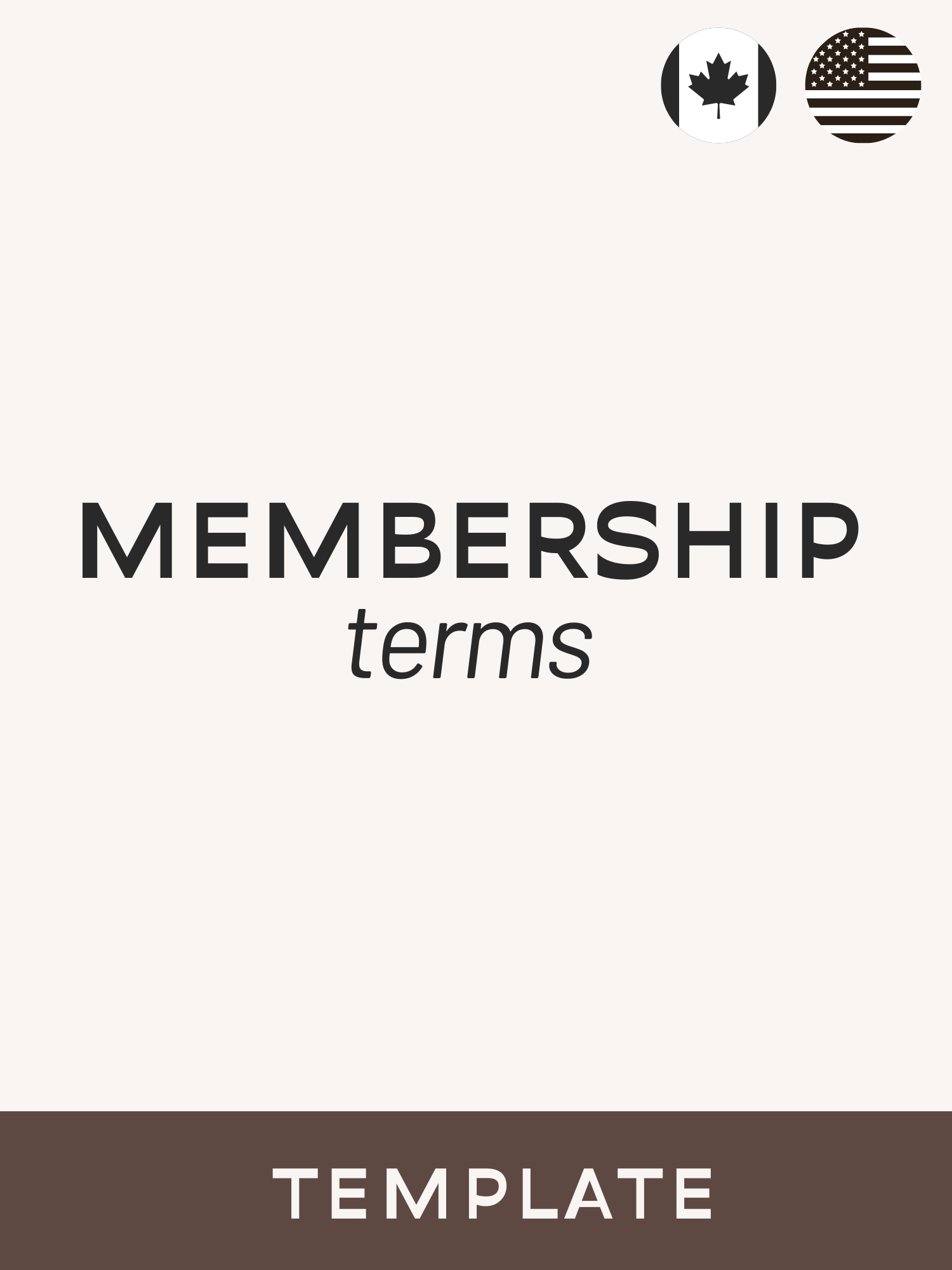 Membership Terms - Contracts Market