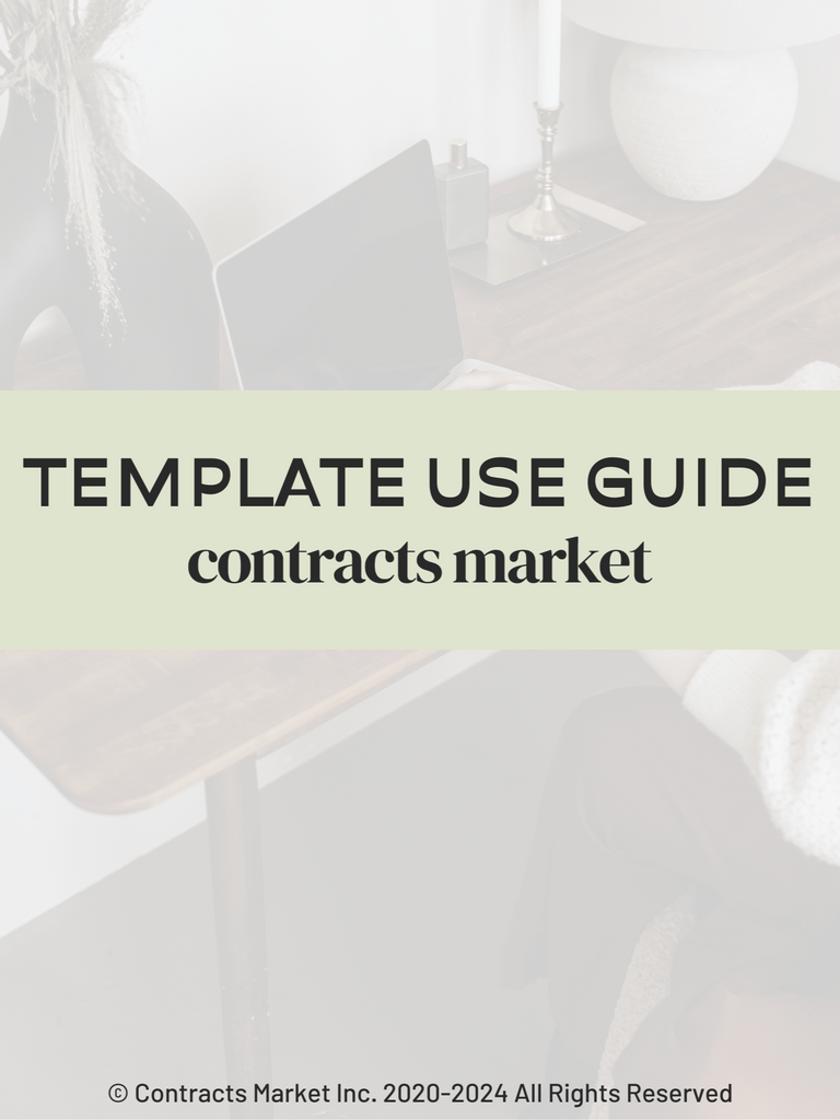 Influencer Contract Template - Contracts Market