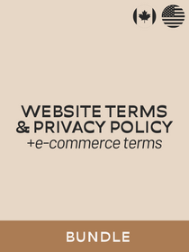 Website Terms of Use and Privacy Policy (E-Commerce Terms) - Contracts Market