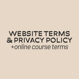 Website Terms of Use and Privacy Policy (+Online Course Terms) - Contracts Market