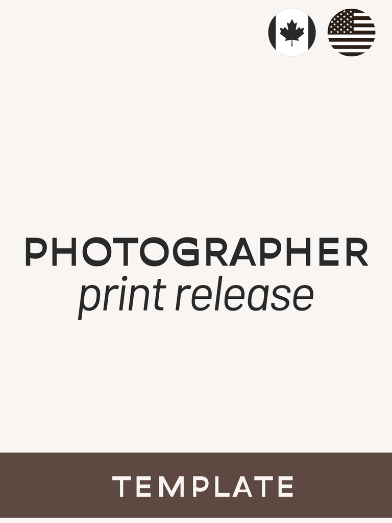 Photography Print Release - Contracts Market